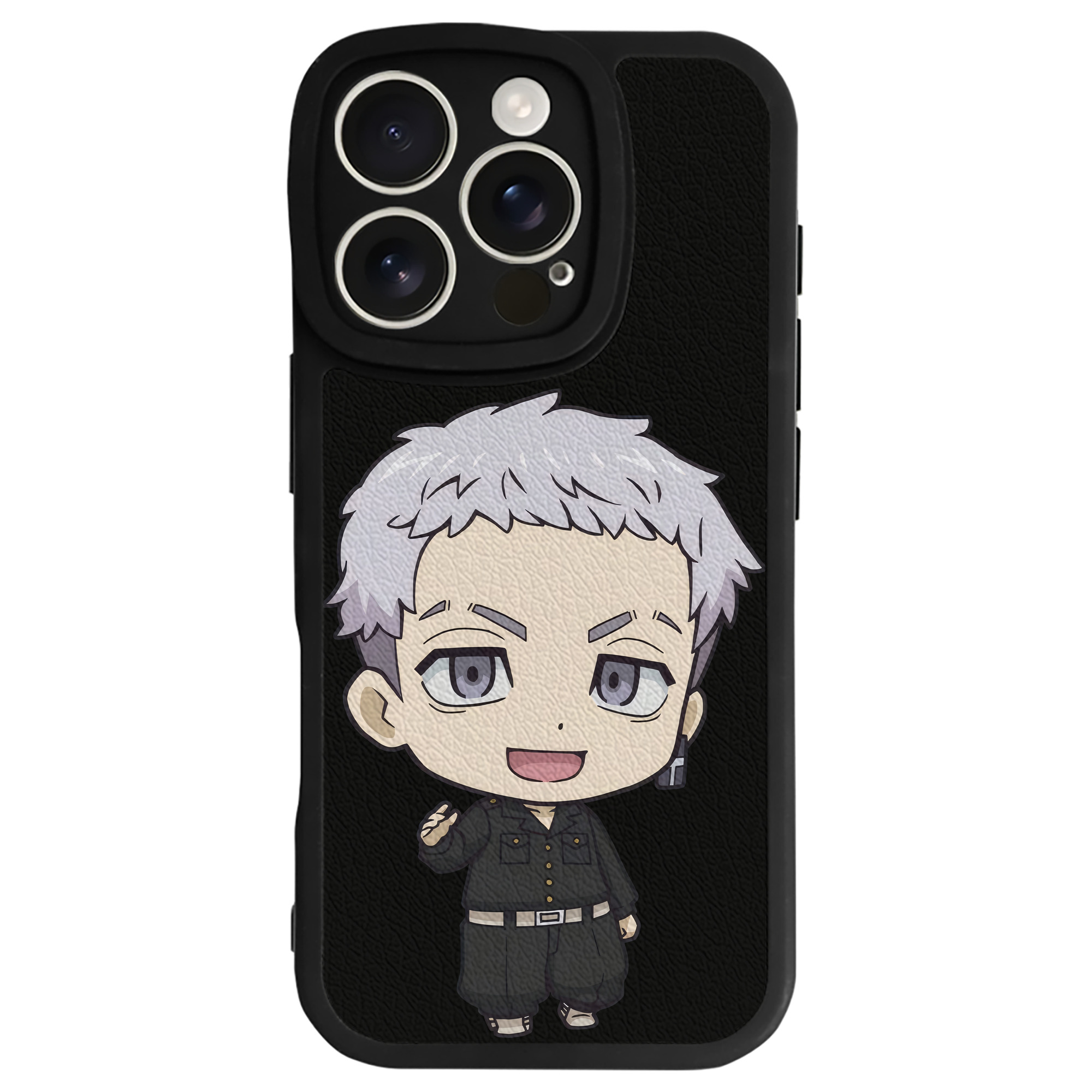 （画像用） 東京リベンジャーズ Tokyo Revengers 【iPhone 16シリーズ対応】シリコンスマホケース（レザー調） 材質：シリコン